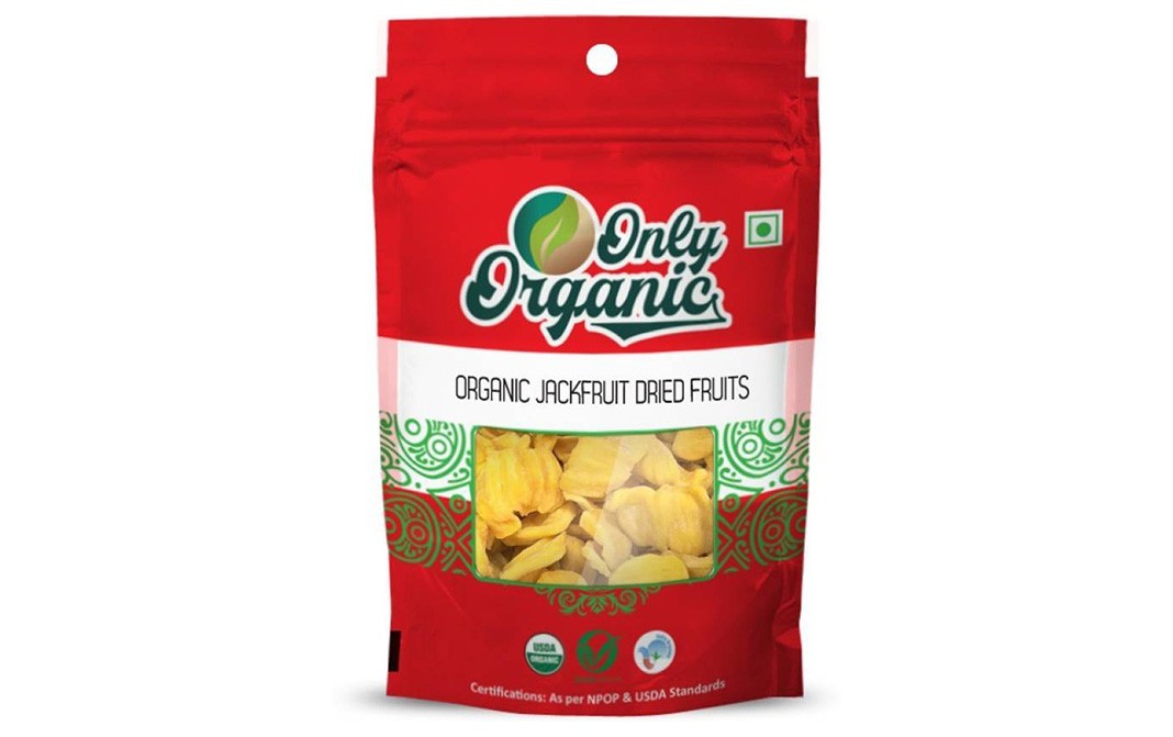 Only Organic Jackfruit Dried Fruits    Pack  100 grams